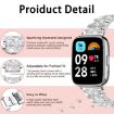 Xiaomi Smart Band 10/9/8/NFC Diamond Jewelry Steel Watch Band Gold - 4
