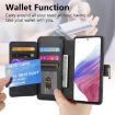 Vivo V40 Lite/V30e MagSafe RFID Wallet Leather Phone Case - Black - 8