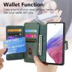 Vivo V40 Lite/V30e Green Leather MagSafe RFID Wallet Phone Case - 8