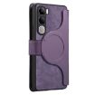 Vivo V40 Lite/V30e MagSafe RFID Anti-theft Leather Wallet Case Purple - 3