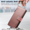 Vivo Y19s 4G Pink Leather Case: MagSafe RFID Zipper Wallet Anti-theft - 4