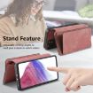 Vivo Y19s 4G Pink Leather Case: MagSafe RFID Zipper Wallet Anti-theft - 5