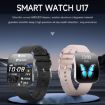U17 1.85" Ultra-thin Curved Screen IP68 Sports Smart Watch - Black - 5