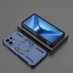OPPO K13 5G Blue Butterfly Armor MagSafe Ring Shockproof Case - 2