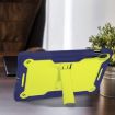 Samsung Galaxy Tab S10 FE+ Shockproof Silicone Case with Holder - Yellow/Green/Navy - 6