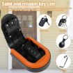 Orange Car Magnetic Password Box Key Tool Storage Case - 5