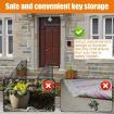 Orange Car Magnetic Password Box Key Tool Storage Case - 8