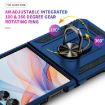 Samsung Galaxy Z Flip7 5G Shockproof Blue TPU + PC Case with Holder - 4