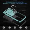 Samsung Galaxy Z Flip7 5G Shockproof TPU + PC Case with Holder - Dark Green - 3