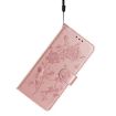 Samsung Galaxy S22 5G Rose Flower Embossed Leather Case Rose Gold - 7