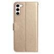 Samsung Galaxy S23+ 5G Gold Rose Embossed Leather Phone Case - 2