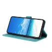 Samsung Galaxy S25 5G Green Rose Embossed Leather Phone Case - 9