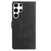 Samsung Galaxy S25 Ultra 5G Black Rose Embossed Leather Phone Case - 3