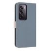 OPPO Reno12 Pro 5G Light Blue Leather Phone Case with Hand Strap - 3