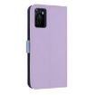 OPPO A55s 5G Japan Purple Leather Phone Case with Metal Bow & Strap - 3