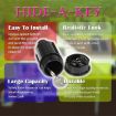 Black Garden Water Nozzle Key Storage Box Sprinkler Key Hider - 5