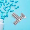 Hexagonal Black Portable Screw Medicine Storage Tank Pill Box - 7