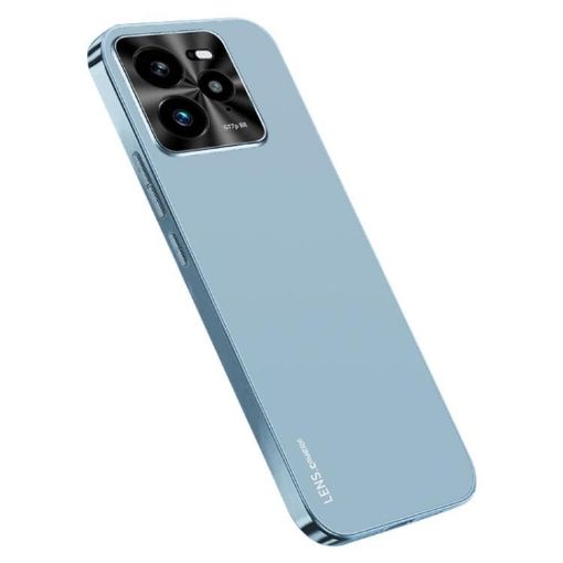 Realme GT 7 Pro AG Frosted Electroplating Acrylic Case - Sierra Blue - 1