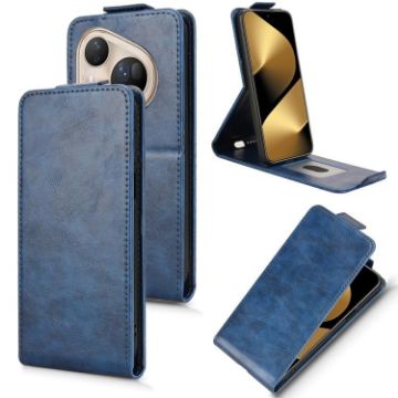 Huawei Pura 80 Pro 5G Blue Magnetic Flip Leather Phone Case with Buckle - 1