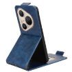 Huawei Pura 80 Pro 5G Blue Magnetic Flip Leather Phone Case with Buckle - 4