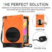 Samsung Tab A 8.0 (2019) T290/T295 Shockproof Case with Holder - Orange - 6