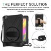 Shockproof Silicone + PC Case for Samsung Tab A 8.0 (2019) with Holder & Strap - 7
