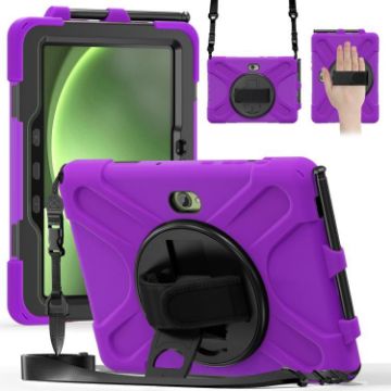 Shockproof Case for Samsung Galaxy Tab Active Pro/Active4/Active5 - Purple - 1
