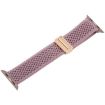 Magnetic Buckle Nylon Watch Band for Apple Watch 46/49/45/44mm - Smoky Purple - 4
