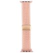 Apple Watch Band 46/49/45/44mm Magnetic Buckle Knitted Nylon Pink - 3