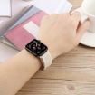 Magnetic Buckle Nylon Watch Band for Apple Watch 46/49/45/44mm Dark Purple - 7