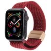 Magnetic Buckle Nylon Watch Band for Apple Watch 42/41/40/38mm - Wine Red - 1