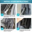 BMW E90 Hood Lift Supports 2pcs - Gas Charged Struts 51247060623 - 7