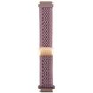 Magnetic Buckle Knitted Nylon Watch Band 18mm - Smoky Purple - 2