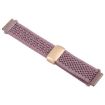 Magnetic Buckle Knitted Nylon Watch Band 18mm - Smoky Purple - 3