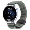 Olive Green 18mm Magnetic Buckle Knitted Nylon Watch Band - 1
