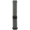 Olive Green 18mm Magnetic Buckle Knitted Nylon Watch Band - 2