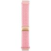 Bright Pink 18mm Magnetic Buckle Knitted Nylon Watch Band - Breathable - 2