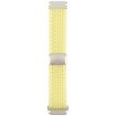 Light Yellow 20mm Magnetic Buckle Knitted Nylon Watch Band - 2