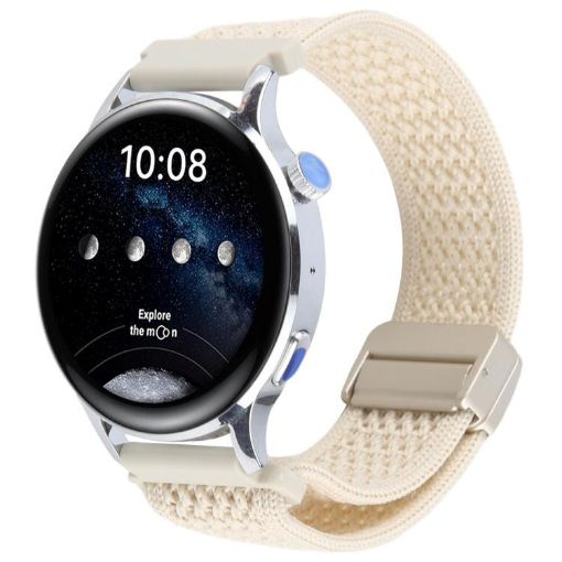 22mm Starlight Magnetic Buckle Knitted Nylon Watch Band - Breathable - 1