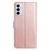 Samsung Galaxy M23 Rose Flower Embossed Leather Case Rose Gold - 3