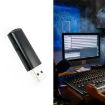 Compact Black USB Laptop Microphone - Mini Interface for Easy Use - 4