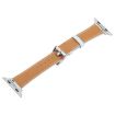 Apple Watch Band 46/49/45/44mm Blue Silk Microfiber Leather Strap - 4