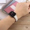 Silk Microfiber Leather Watch Band for Apple Watch 42/41/40/38mm - Pink - 7