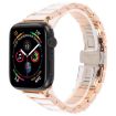 Apple Watch Band 42/41/40/38mm Ceramic Steel Rose Gold White 18mm - 1