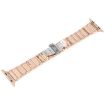 Apple Watch Band 42/41/40/38mm Ceramic Steel Rose Gold White 18mm - 3