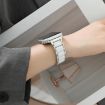 Apple Watch Band 42/41/40/38mm Three Beads Ceramic Steel White 18mm - 6