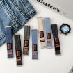 Kalebol 18mm Nylon Loop Fastener Denim Watch Band - Apricot - 3
