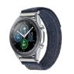 Universal Nylon Loop Fastener Denim Watch Band 20mm (Dark Grey) - 1