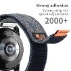 Universal Nylon Loop Fastener Denim Watch Band 20mm (Dark Grey) - 5