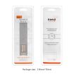 Universal Nylon Loop Fastener Denim Watch Band 20mm (Dark Grey) - 7
